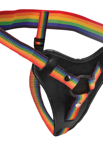 Strap-U Take the Rainbow - Rainbow Universal Strap-On Harness (No Probe Included)