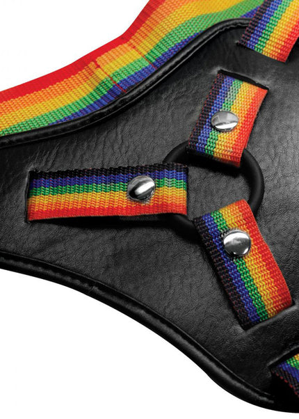 Strap-U Take the Rainbow - Rainbow Universal Strap-On Harness (No Probe Included)