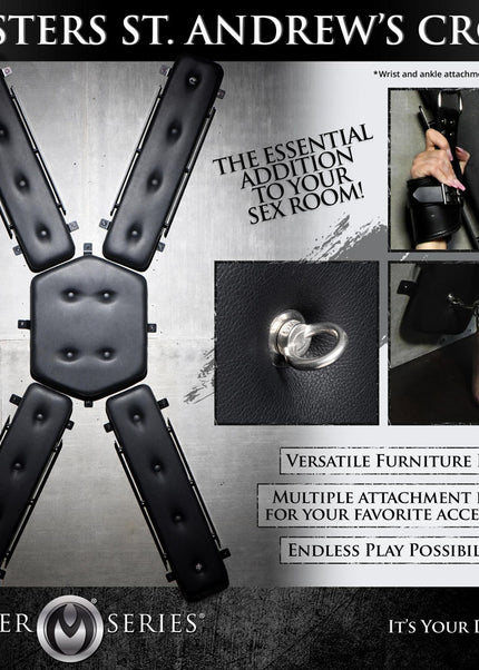 Master Series Master St Andrew's Cross - Bondage Furniture