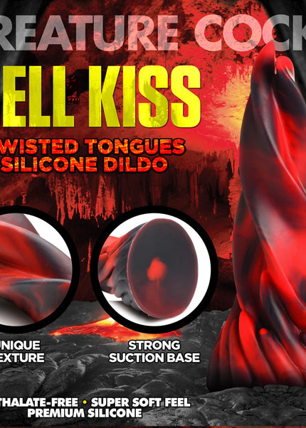 Creature Cocks Hell Kiss - Red 18.8 cm Fantasy Dildo