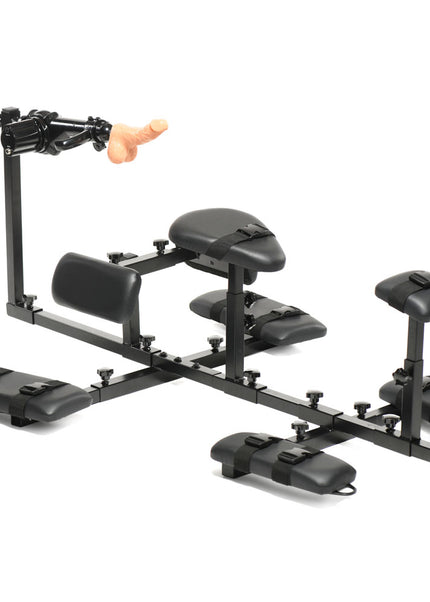 Master Series Subversion - Deluxe Stockade with Mains Powered Sex Machine