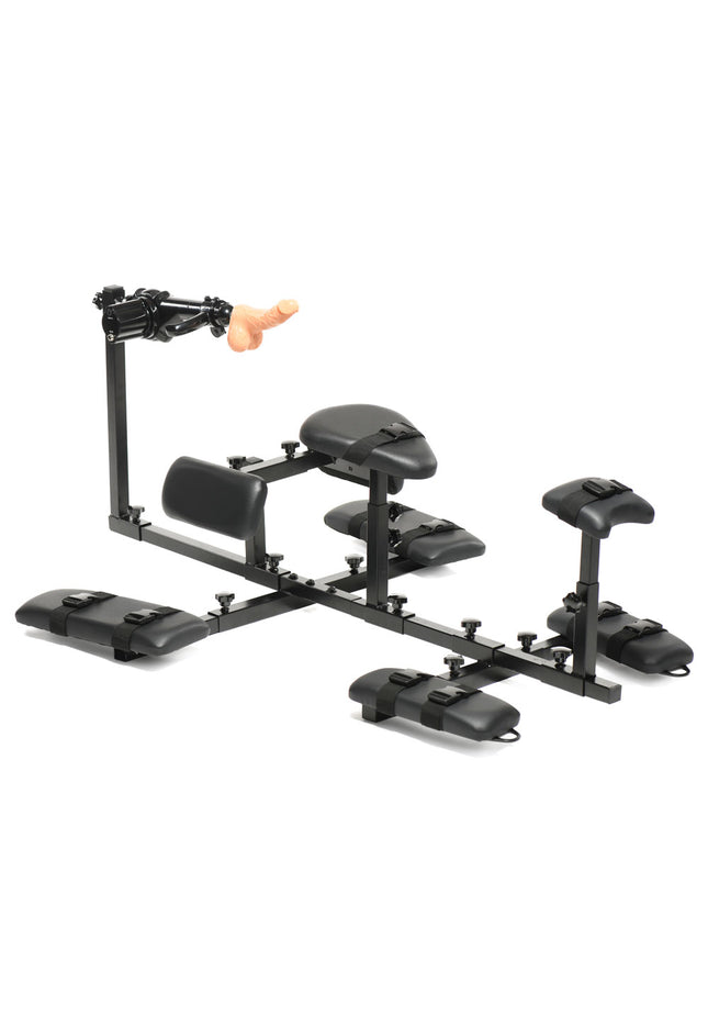 Master Series Subversion - Deluxe Stockade with Mains Powered Sex Machine