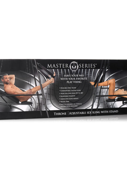 Master Series Throne - Adjustable Sex Sling with Stand
