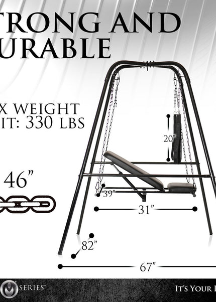 Master Series Throne - Adjustable Sex Sling with Stand