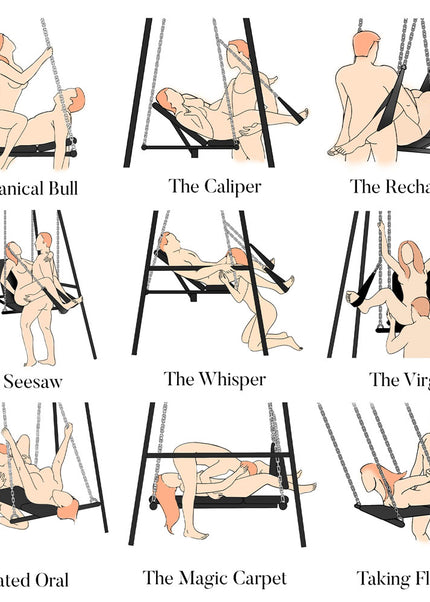 Master Series Throne - Adjustable Sex Sling with Stand