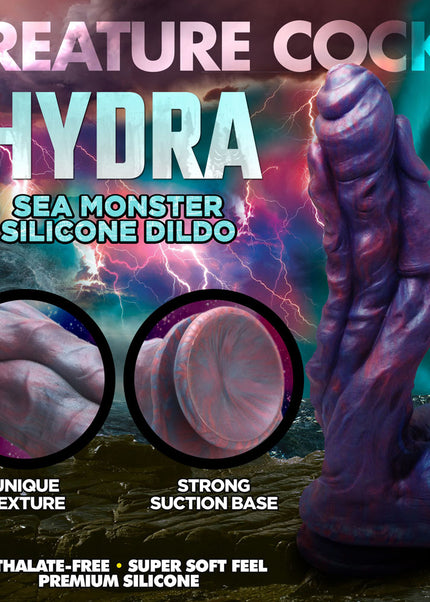 Creature Cocks Hydra Silicone Dildo - Coloured 26.9 cm Fantasy Sea Monster Dildo