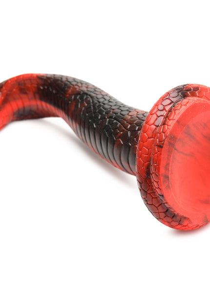 Creature Cocks King Cobra Silicone Dildo - Red 21.4 cm Fantasy Dildo