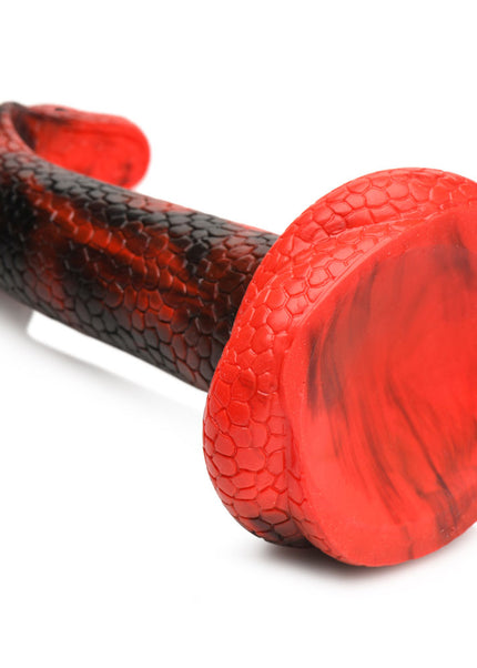 Creature Cocks King Cobra Silicone Dildo - Red 21.4 cm Fantasy Dildo