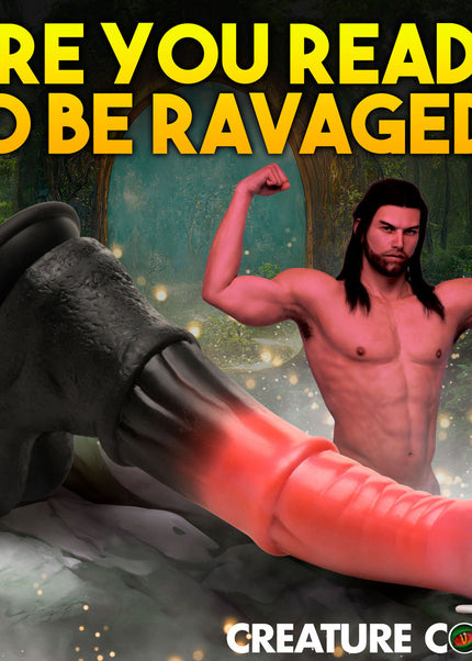 Creature Cocks Centaur Explosion - Pink/Black 24.5 cm Squirting Fantasy Dildo