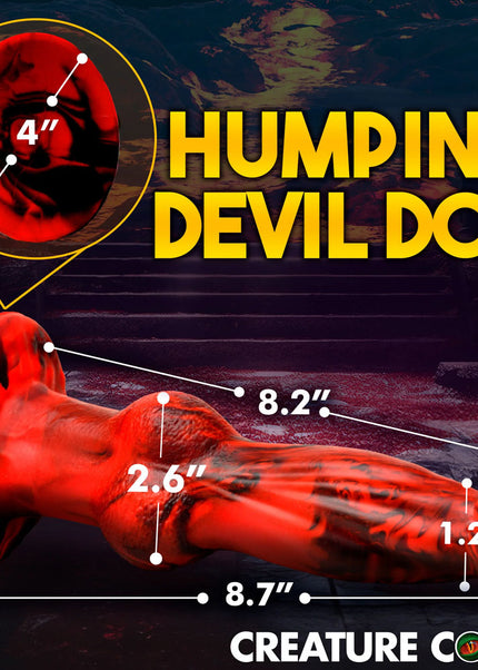 Creature Cocks Hell Wolf - Red 22 cm USB Rechargeable Thrusting Fantasy Dildo