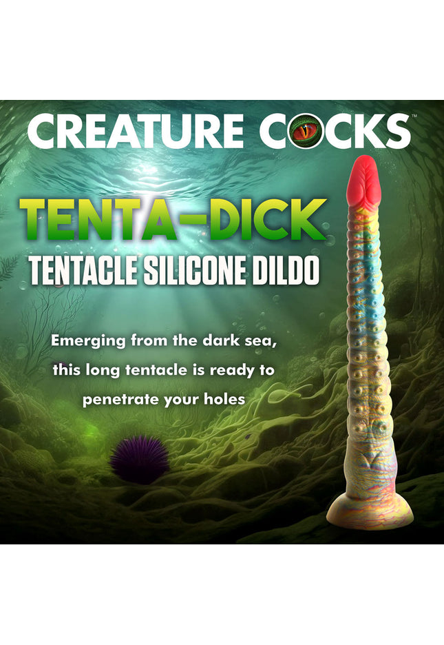 Creature Cocks Tenta-Dick - Multi-Coloured 32 cm Tentacle Fantasy Dildo