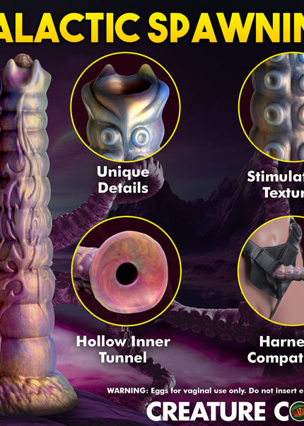 Creature Cocks Deep Invader - Multi-Coloured 22.9 cm Ovipositor Fantasy Dildo