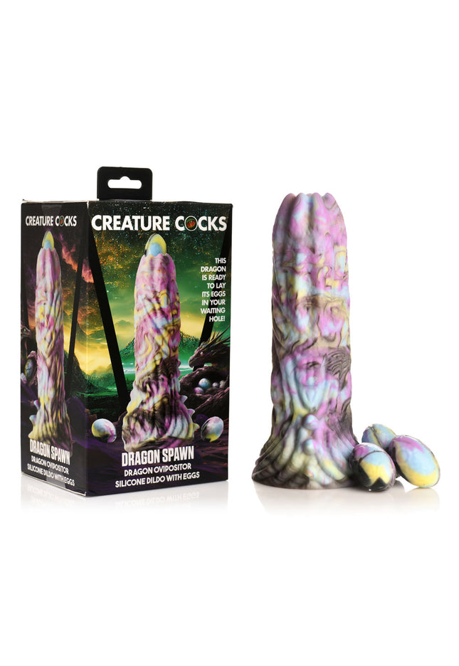 Creature Cocks Dragon Spawn - Multi-Coloured 18.5 cm Ovipositor Fantasy Dildo