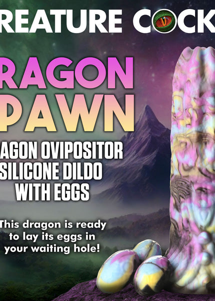 Creature Cocks Dragon Spawn - Multi-Coloured 18.5 cm Ovipositor Fantasy Dildo