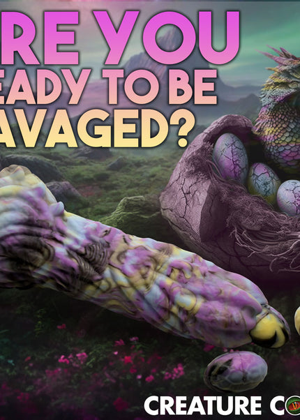 Creature Cocks Dragon Spawn - Multi-Coloured 18.5 cm Ovipositor Fantasy Dildo