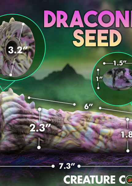 Creature Cocks Dragon Spawn - Multi-Coloured 18.5 cm Ovipositor Fantasy Dildo