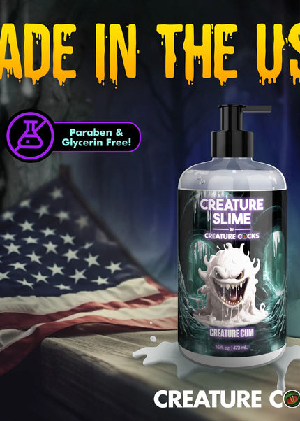 Creature Slime by Creature Cocks - Creature Cum - Cum Lubricant - 473 ml Pump Bottle