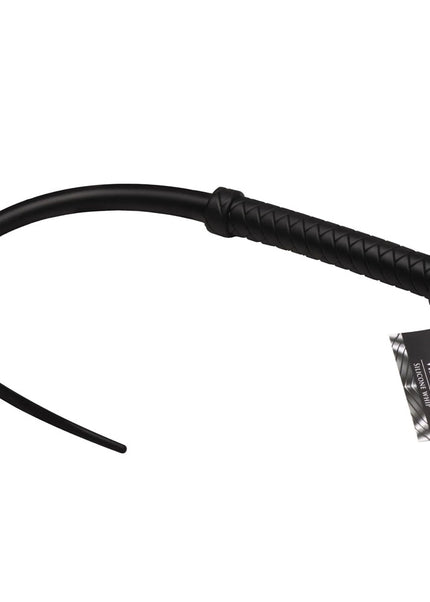 Master Series Viper Tail - Black - Black Silicone Whip