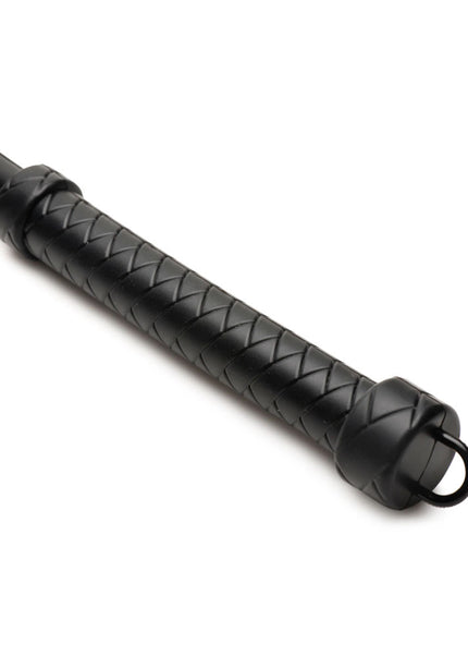 Master Series Viper Tail - Black - Black Silicone Whip