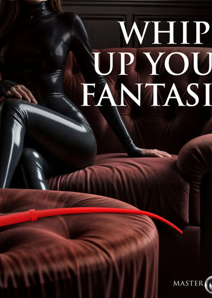 Master Series Viper Tail - Red - Red Silicone Whip