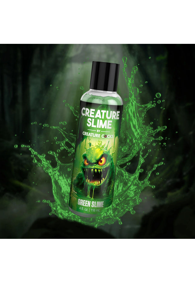 Creature Slime by Creature Cocks - Green Slime - Green Water Based Lubricant - 118 ml Bottle