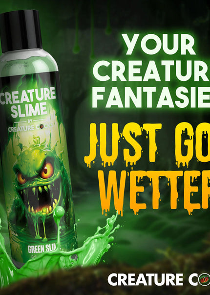 Creature Slime by Creature Cocks - Green Slime - Green Water Based Lubricant - 237 ml Bottle