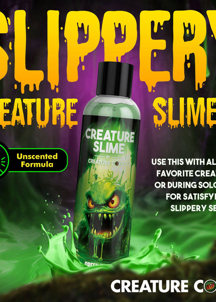 Creature Slime by Creature Cocks - Green Slime - Green Water Based Lubricant - 237 ml Bottle