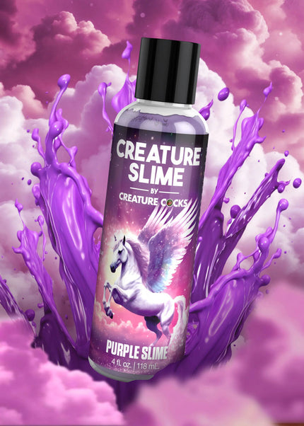Creature Slime by Creature Cocks - Purple Slime - Purple Water Based Lubricant - 118 ml Bottle
