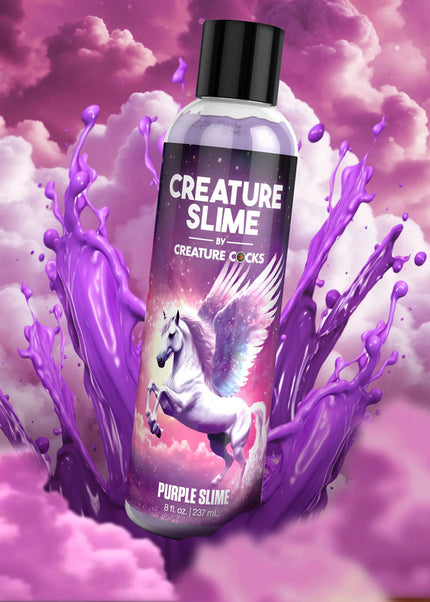 Creature Slime by Creature Cocks - Purple Slime - Purple Water Based Lubricant - 237 ml Bottle