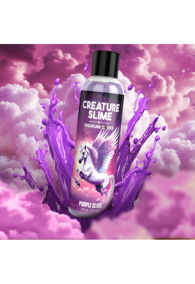 Creature Slime by Creature Cocks - Purple Slime - Purple Water Based Lubricant - 237 ml Bottle