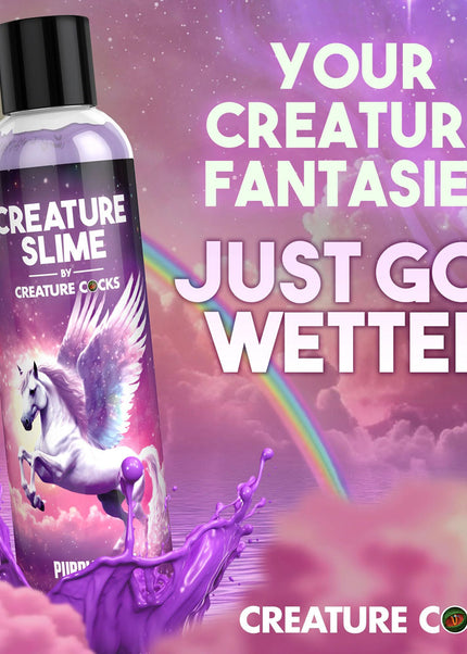 Creature Slime by Creature Cocks - Purple Slime - Purple Water Based Lubricant - 237 ml Bottle