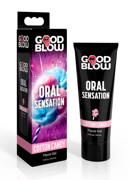 Good Blow Oral Sensation Gel - Cotton Candy - Cotton Candy Flavoured Oral Sex Gel - 44 ml Tube