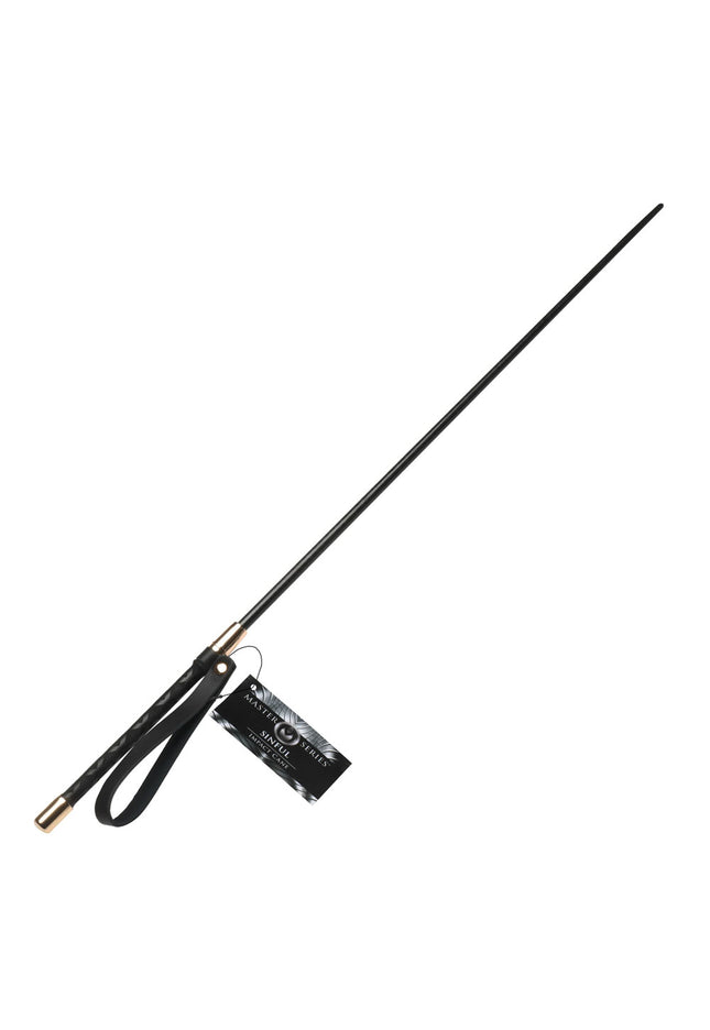 Master Series Sinful Impact Cane - Black Plastic Cane Whip