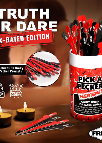 Frisky Pick A Pecker - X-Rated Edition - Adult Truth Or Dare Game