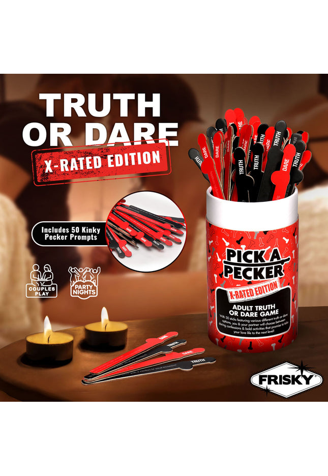 Frisky Pick A Pecker - X-Rated Edition - Adult Truth Or Dare Game