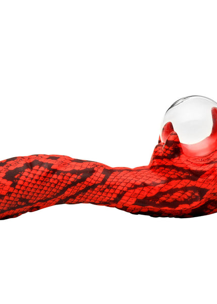 Creature Cocks Cobra - Red 18.5 cm USB Rechargeable Fantasy Vibrator with Plasma Ball