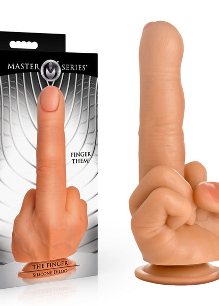 Master Series The Finger - Flesh 21.3 cm Giant Finger Dildo
