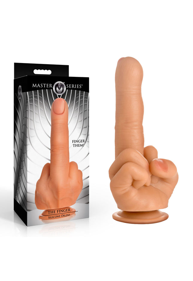 Master Series The Finger - Flesh 21.3 cm Giant Finger Dildo