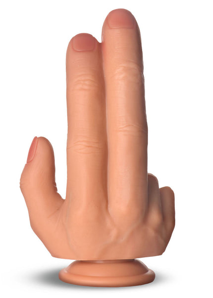 Master Series The Shocker - Flesh 20.8 cm Finger Dildo