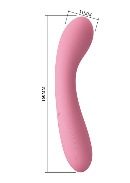Party Up JOHN Flexible Vibe - Pink - Pink 16 cm USB Rechargeable Vibrator