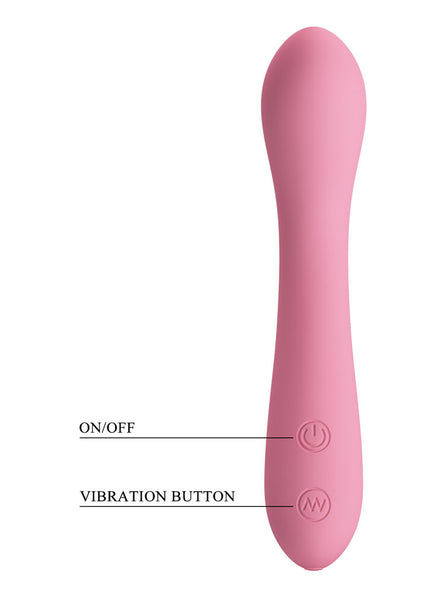 Party Up JOHN Flexible Vibe - Pink - Pink 16 cm USB Rechargeable Vibrator