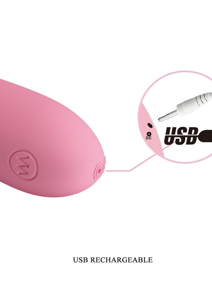 Party Up JOHN Flexible Vibe - Pink - Pink 16 cm USB Rechargeable Vibrator