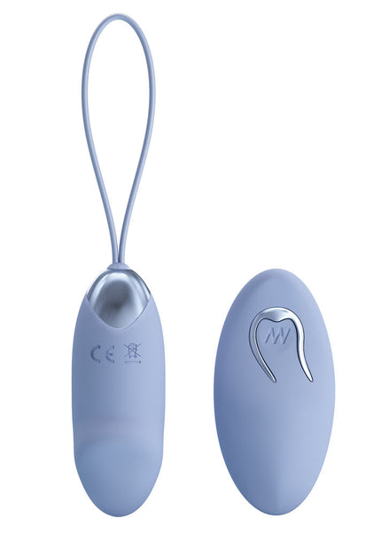 Party Up IVAN Remote Egg - Purple - Purple USB Rechargeable Vibrating Egg with Wireless Remote