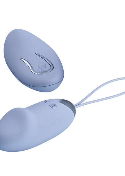 Party Up IVAN Remote Egg - Purple - Purple USB Rechargeable Vibrating Egg with Wireless Remote