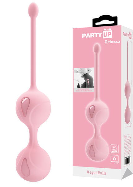 Party Up REBECCA Kegel Balls - Pink - Pink Kegel Balls