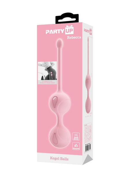 Party Up REBECCA Kegel Balls - Pink - Pink Kegel Balls