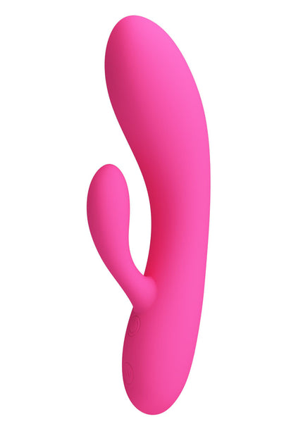 Party Up CLARE Flexible Vibe - Pink - Pink 16.9 cm USB Rechargeable Rabbit Vibrator