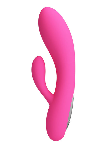 Party Up CLARE Flexible Vibe - Pink - Pink 16.9 cm USB Rechargeable Rabbit Vibrator