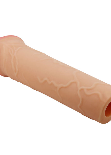 Party Up OSCAR 1 Inch Extender Sleeve - Flesh 1 Inch Penis Extender Sleeve