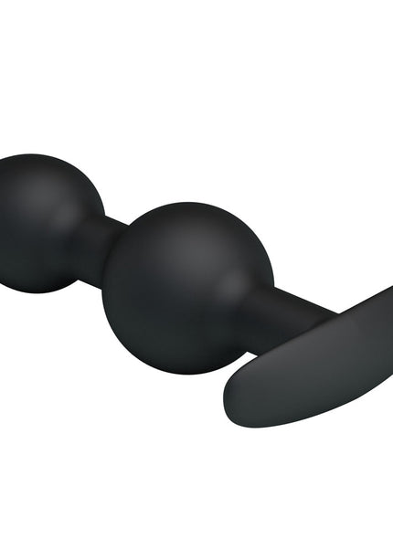 Party Up JAMES Anal Bead Plug - Black 10.4 cm Beaded Butt Plug